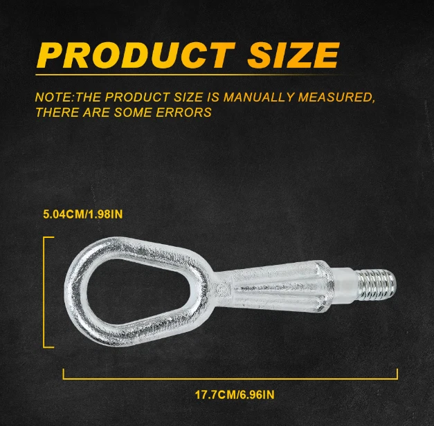 For 7 (E65, E66, E67) Series 5 Saloon 72158266616 Hook 7070643 Tow Front + Rear - Image 2 of 4