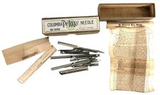 Vintage Columbia Deluxe Rug Needles No. 1690 In Original Box