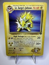 Lt. Surge's Jolteon 28/132 Gym Challenge Regular on eBay