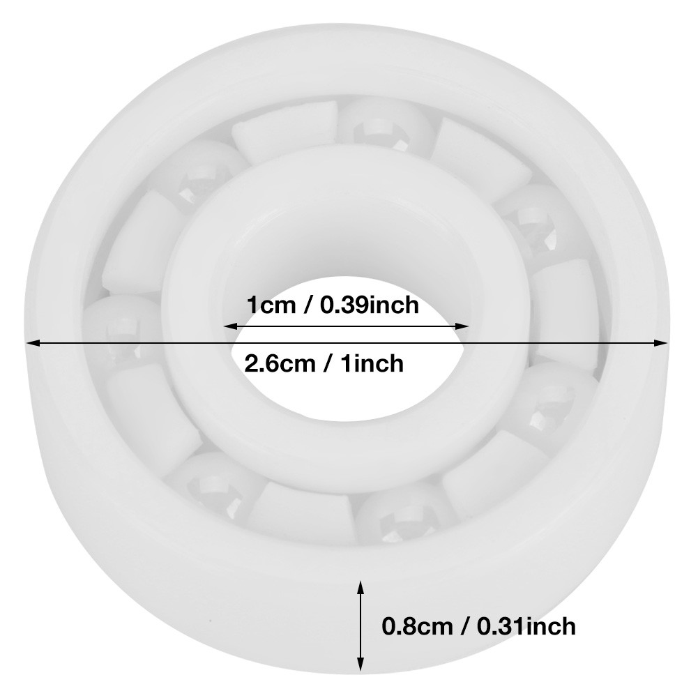 6000 Ceramic Ball Bearing High Precision For Machinery 10x26x8mm