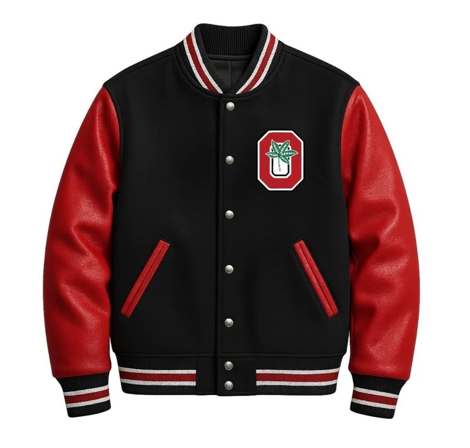 Ohio State Buckeyes Letterman Varsity Jacket - Image 2 of 3