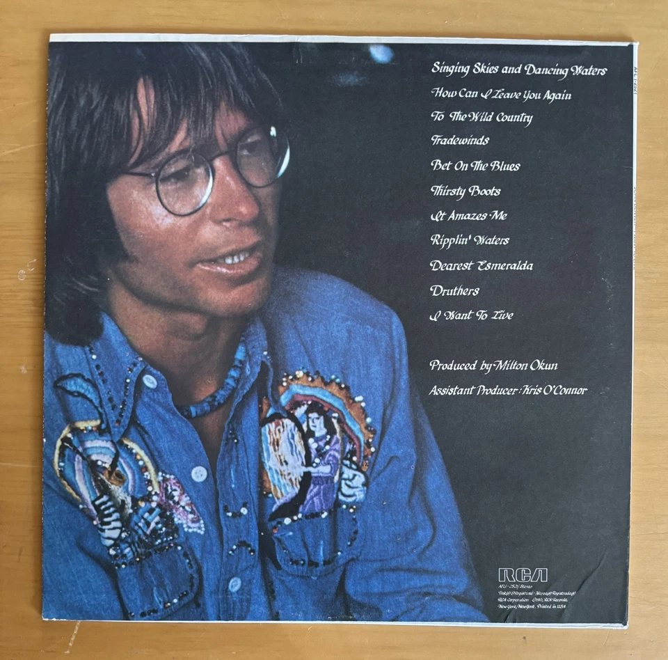 JOHN DENVER 1977 Vinyl LP “I WANT TO LIVE”. Record Vinyl AFU-2521 - Image 4 of 4