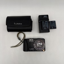 Panasonic LUMIX DMC-ZS20 Black 20x Zoom Digital Camera w/ Charger Battery