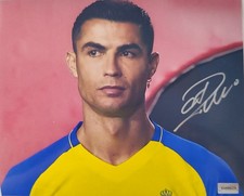 Cristiano Ronaldo Signed Photo 20x25 cm 8x10 in  COA