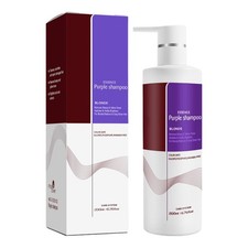 Purple Shampoo Professional Neutralizes Brass Yellow Tone Strengthening Repair