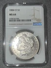 1884-O $1 Morgan Silver Dollar NGC MS-64
