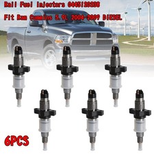 6pcs Rail Fuel Injectors 0445120238 Fit Ram Cummins 5.9L 2004-2009 DIESEL UK