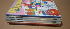 5 x VINTAGE PIPPIN ANNUAL 1978-1981 1986  Good Condition 
