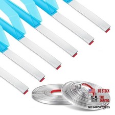 16Ft Chrome Car Trim Strip Self-Adhesive Chrome Tape Chromes Window Trim