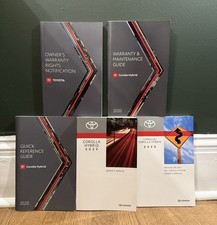 2020 Toyota Corolla Hybrid Owners Manuals OEM, Unused, Original Owner