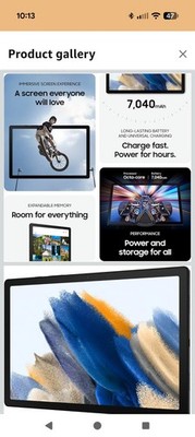 Samsung Galaxy Tab A8 SM-X200 128 GB, Wi-Fi, 10.5 in - Graphite