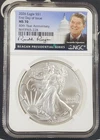 2026-P US Silver Eagle"FDOI 40-Anniversary"-1 oz .999 Fine Silver-NGC MS70 -228