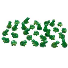 Resin Mini Frogs Green Frog Miniature Figurines Animal Model 30 Pcs
