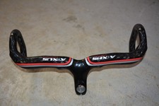 A.XUS Vollcarbon Lenker/ Vorbau Breite 44cm g...