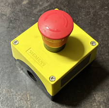 Siemens Emergency Stop Push Button Assembled Enclosure Red 3SU1801-0NZ00
