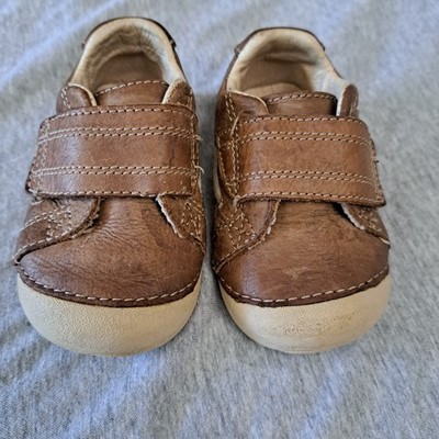 Stride Rite Baby Shoes Artie Brown Sz 3W Boys BB41844