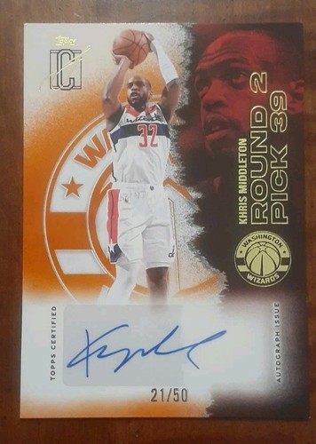 2025 Topps Signature Khris Middleton Orange (RAW)
