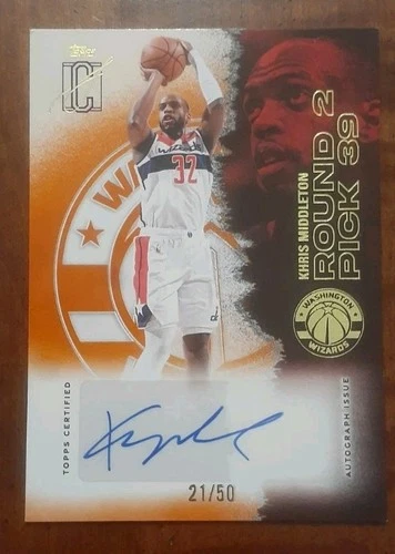 2025 Topps Signature Khris Middleton Orange (RAW)