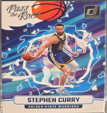Steph Curry 2024-25 Panini Donruss Pass the Rock Golden State Warriors Card #5