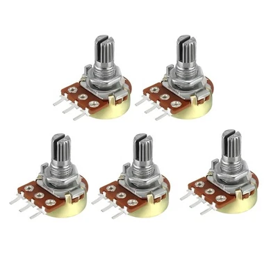 5 Stk.Karbon Film Potentiometer Widerstände Einzelnen Dreh WH148 20K ohm - Bild 1 von 4