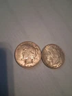 Morgan silver dollar lot of 2 90 percent silver