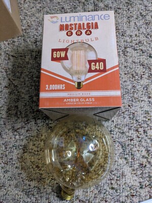 Luminance L5168 Vintage Edison Filament 60 Watt Light Bulb