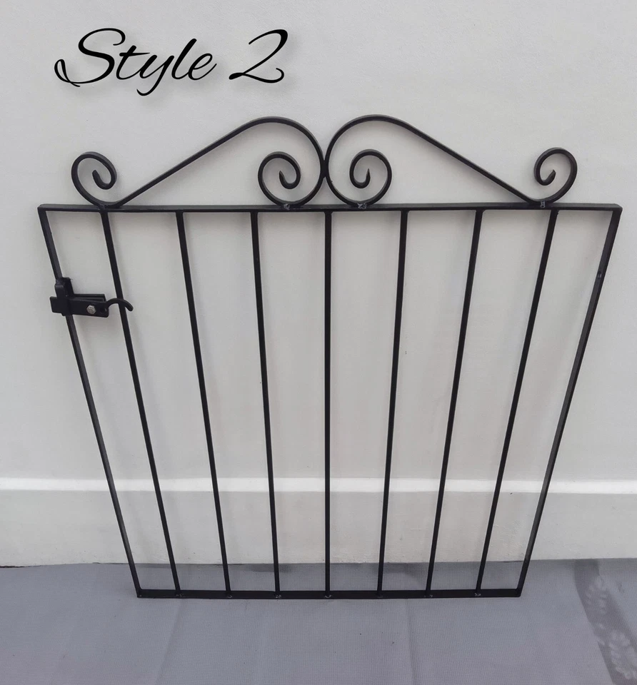 Metalltore, schmiedeeiserne Gartentore viele Größen & kundenspezifische Größen verfügbar - Bild 3 von 4