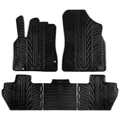 Rubber Car Floor Mats For Citroen Berlingo 2 All Weather Heavy Duty Auto Liners