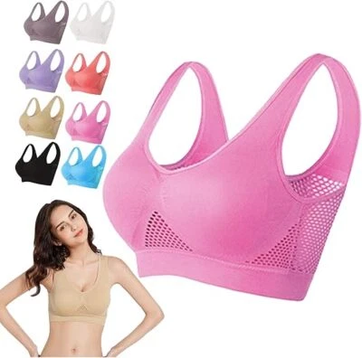 Flair-Frost Bra,Flair-Frost Breathable Cool Liftup Air Bra,Anti-Saggy Breast Bra