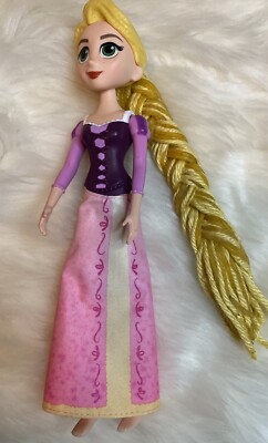 Tangled Doll Disney Curl n Twirl Hair Disney Purple Pink Dress