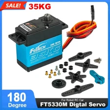 35KG Digtal Servo Metal Gear 25T Servo Arm180 Degree Waterproof for RC Car Robot