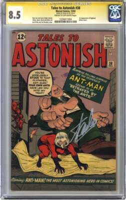 Tales To Astonish #38 1st Egghead 3rd Highest Stan Lee CGC SS 8.5 1234411004