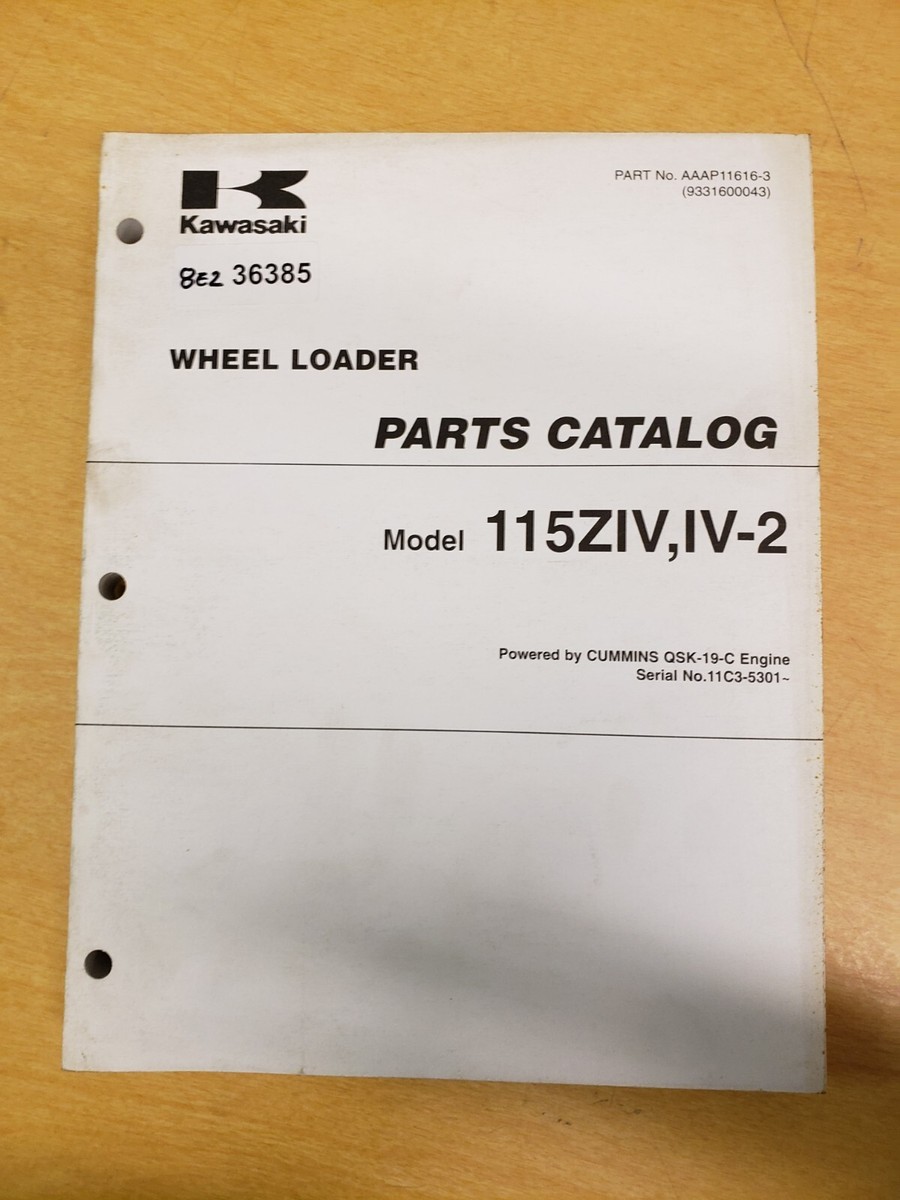 韓国 CD ONE awasaki 115ZIV 115ZIV-2 Wheel Loader Factory Parts