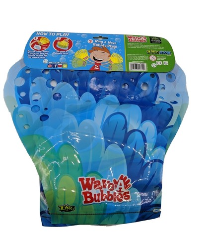 Lot de 2 heures de plaisir à bulles Zing Wave-A-Bubbles ! Oiseau bleu - Photo 2/4
