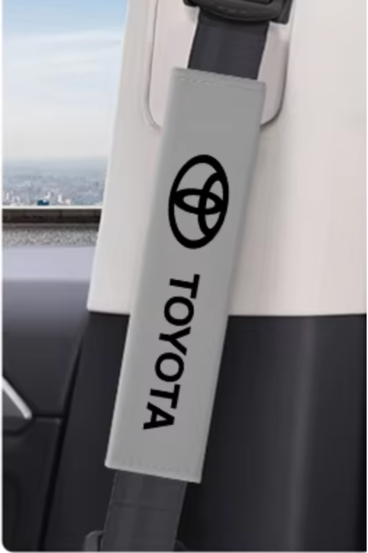 2pcs  Toyota Car Seat Belt Cotton Safety Shoulder Cover Breathable Protection