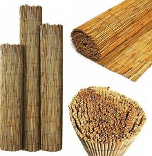 3m Extra Thick Bamboo Rolls Garden Peeled Natural Reed Fence Panel Privacy New