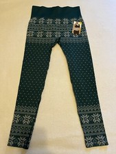 Womens Avia Seamless Legging Green Size Large/12-14