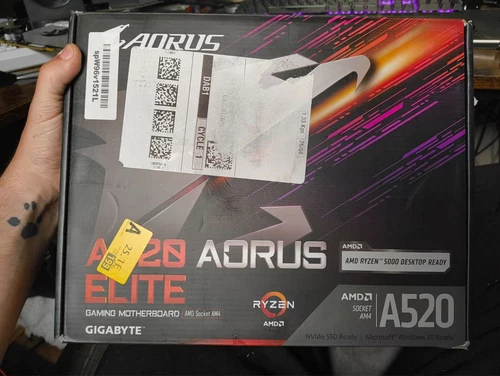 GIGABYTE AORUS A520 AORUS ELITE AM4 AMD A520 SATA 6Gb/s ATX AMD Motherboard