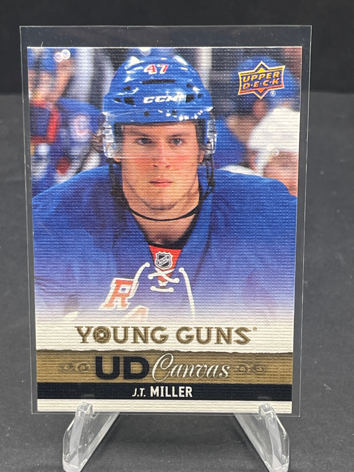 2013-14 JT MILLER UPPER DECK CANVAS YOUNG GUNS ROOKIE CARD #C-96 RC SP HOT!
