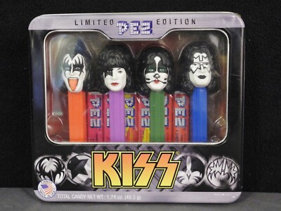 KISS PEZ Limited Edition Pez Set 2013 Gene Simmons Paul Stanley