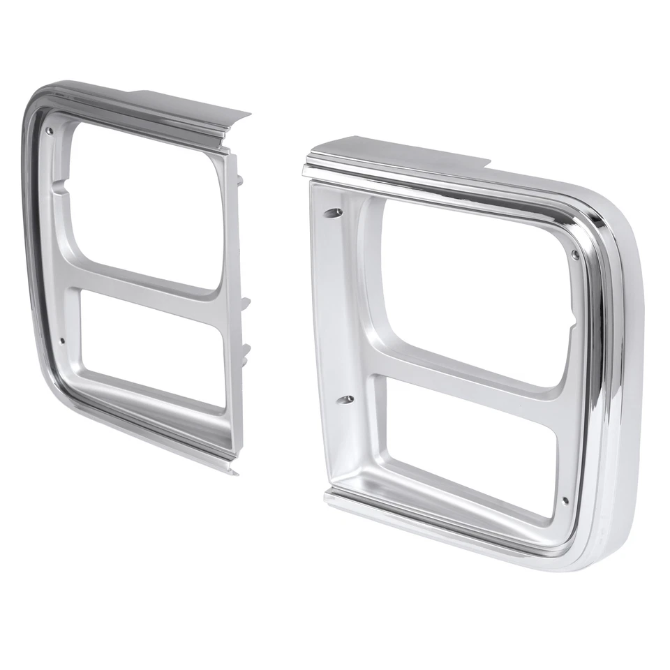 Puerta bisel faro izquierdo derecho para Chevy G10 G20 G30 GMC G1500 G2500 1985-1991 Foto 2 de 4