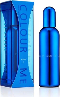 MILTON-LLOYD Colour Me Azure Fragrance For Men Eau De Parfum / Body Spray By Milton Lloyd