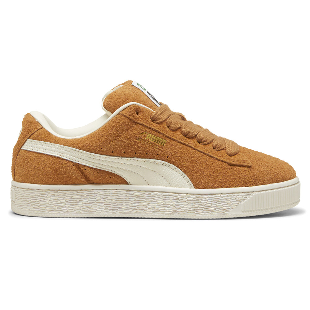 Мужские оранжевые кроссовки Puma Suede Xl с волосатой шнуровкой, повседневная обувь 39724104