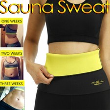Women Waist Trainer Body Shaper Waist Trimmer Slimming Belt Sauna Sweat Band TB