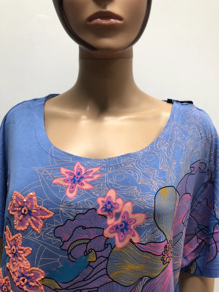 Superior Mujer Desigual Color TALLA S Multicolor Nuevo - Imagen 2 de 4