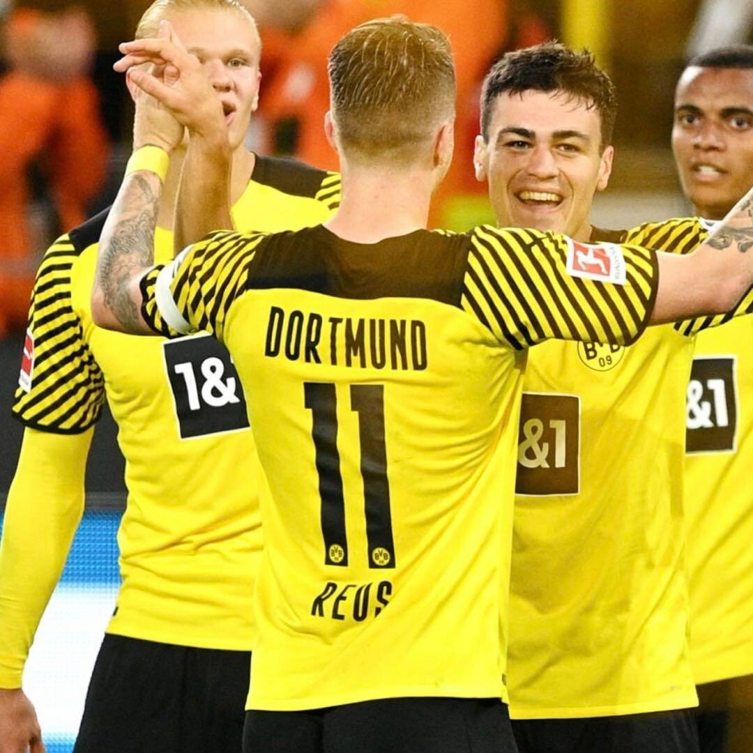 Borussia Dortmund REUS 11 シャツ 2014-15 Borussia Dortmund Home Shirt Reus #11 - 5/10 - (L)