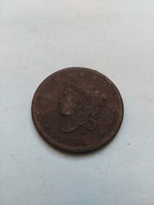 Grande pièce de 1 cent tête de couronne américaine 1834, pas de prix de réserve ! (Lot #T809)