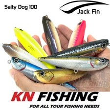 JACK FIN SALTY DOG 100 WTD Custom Italian Handmade Lures 100mm 20gr
