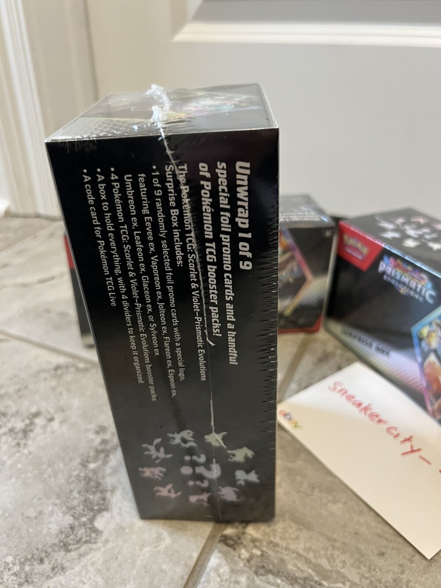 Pokemon Prismatic Evolutions Surprise Box w/ Mystery Promo Sealed Ships Today | eBay Pokemon Prismatic Evolutions Surprise Box w/ Mystery Promo Sealed Ships Today | eBay