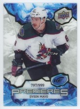 2021-22 Upper Deck Ice Blue 797/999 Dysin Mayo Arizona Coyotes #194
